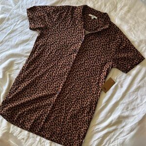 Vans Leopard Print Mini Dress